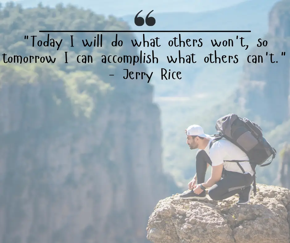 Monday Fitness Motivation Quotes - Jerry Rice