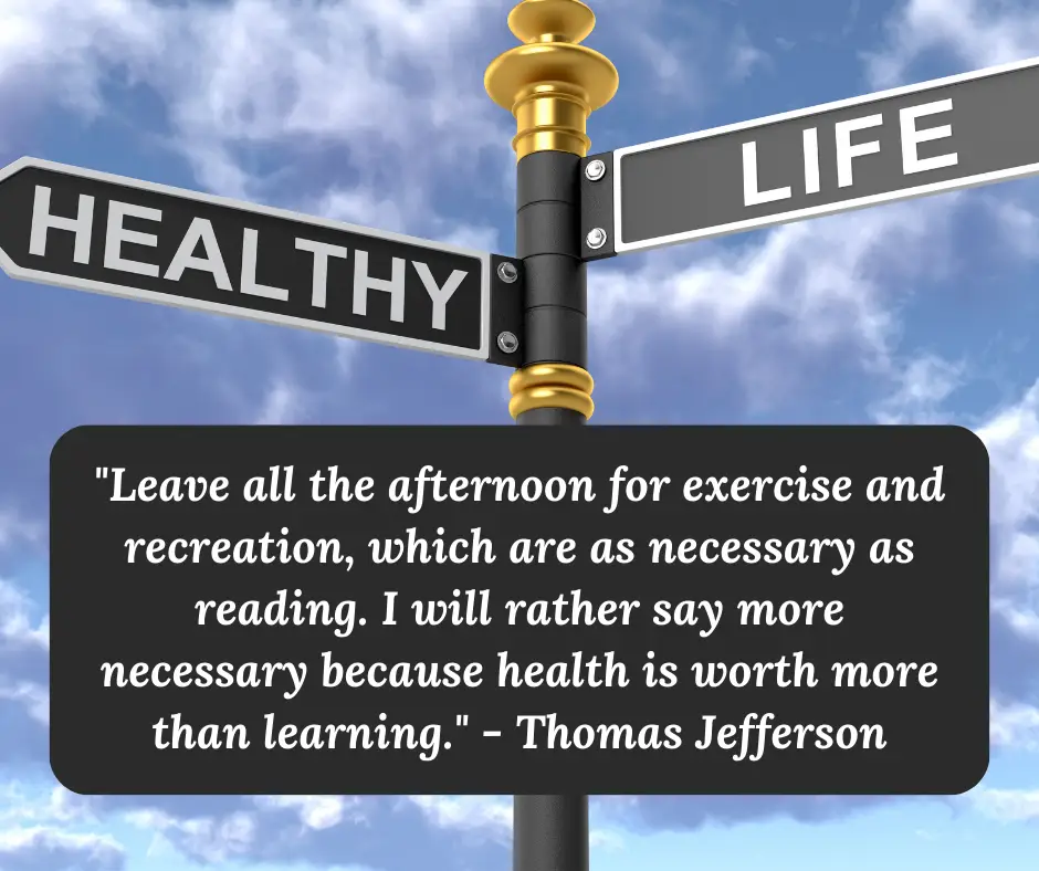 Monday Fitness Motivation Quotes - Thomas Jefferson